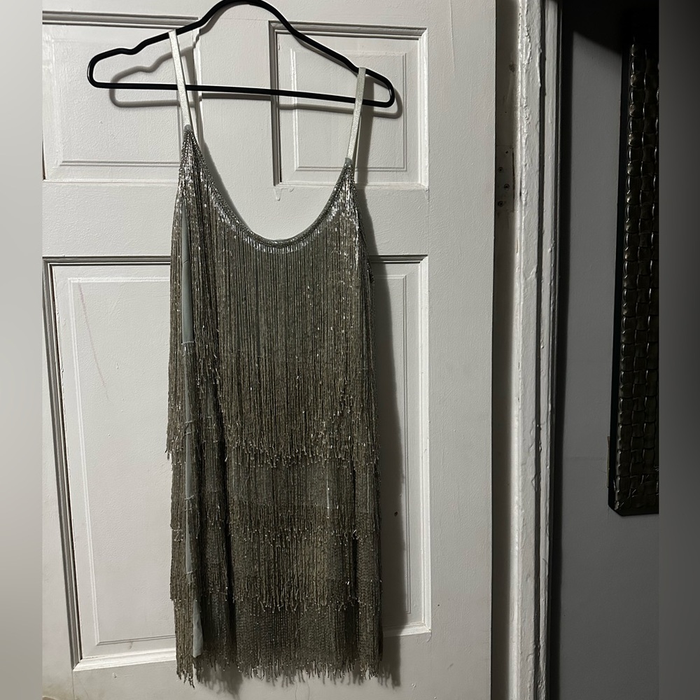 ASOS Design Silver Mini Dress